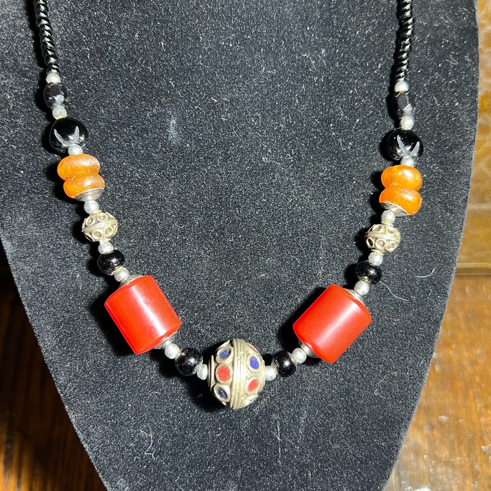 Exotic necklace – I believe it is from Egypt.